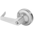 Yale Rose x Lever Trim, Classroom 08, Augusta Lever, Satin Chrome AU546F 626